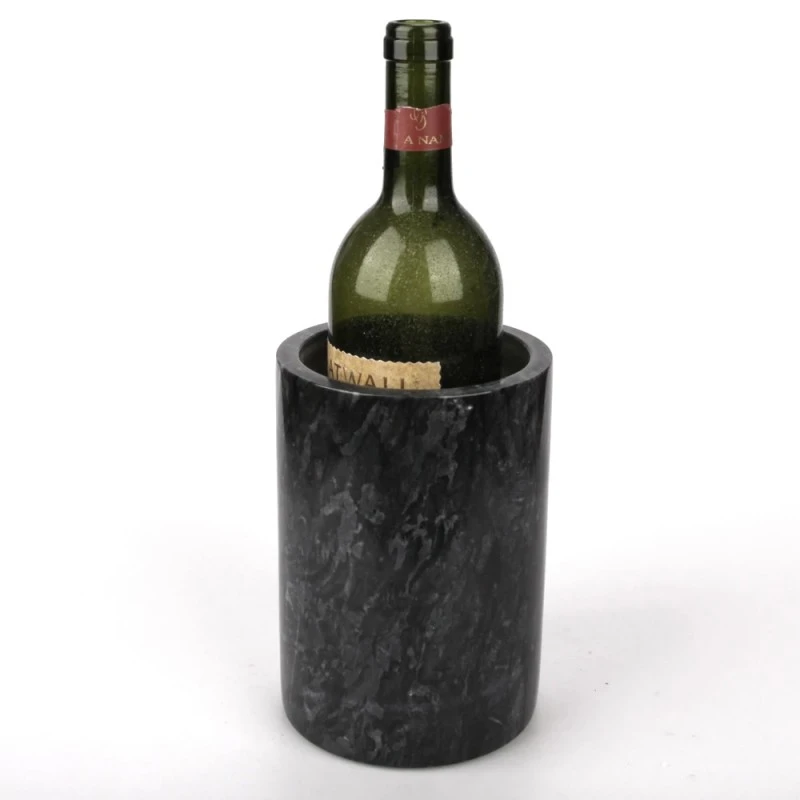 Enfriador de vino de m&aacute;rmol gris oscuro