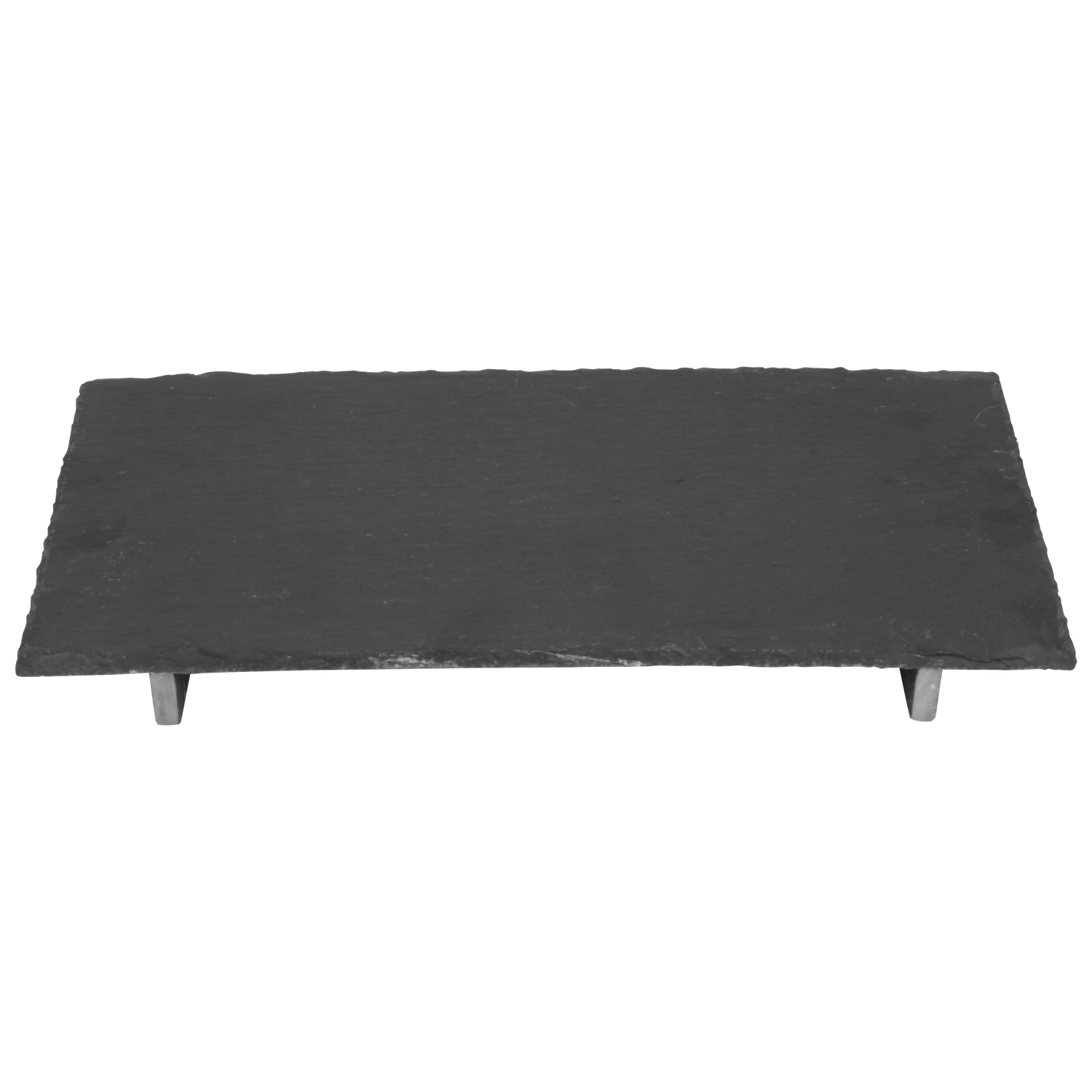 Pieza central de pizarra rectangular