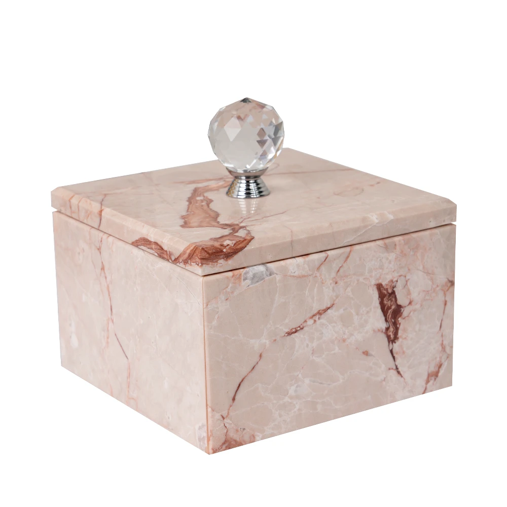 Joyero de m&aacute;rmol rosa Bulgari